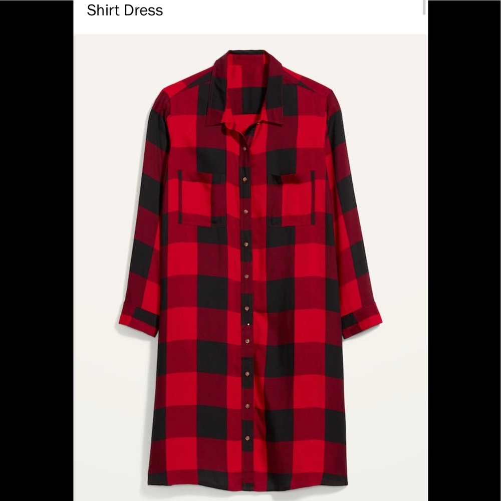 Women’s Plus Old Navy 4X plaid Shirt dress